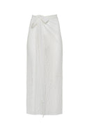 Palm Island Lace Skirt - Bridal White
