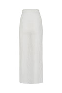 Palm Island Lace Skirt - Bridal White