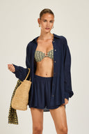 Maldives Short - French Navy Crinkle