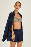 Maldives Short - French Navy Crinkle