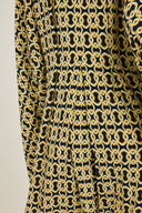 Morocco Kaftan - Navy/Gold Link Print