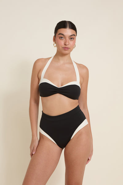 Côte d'Azur Bottom - Black/Ivory PYRATEX®