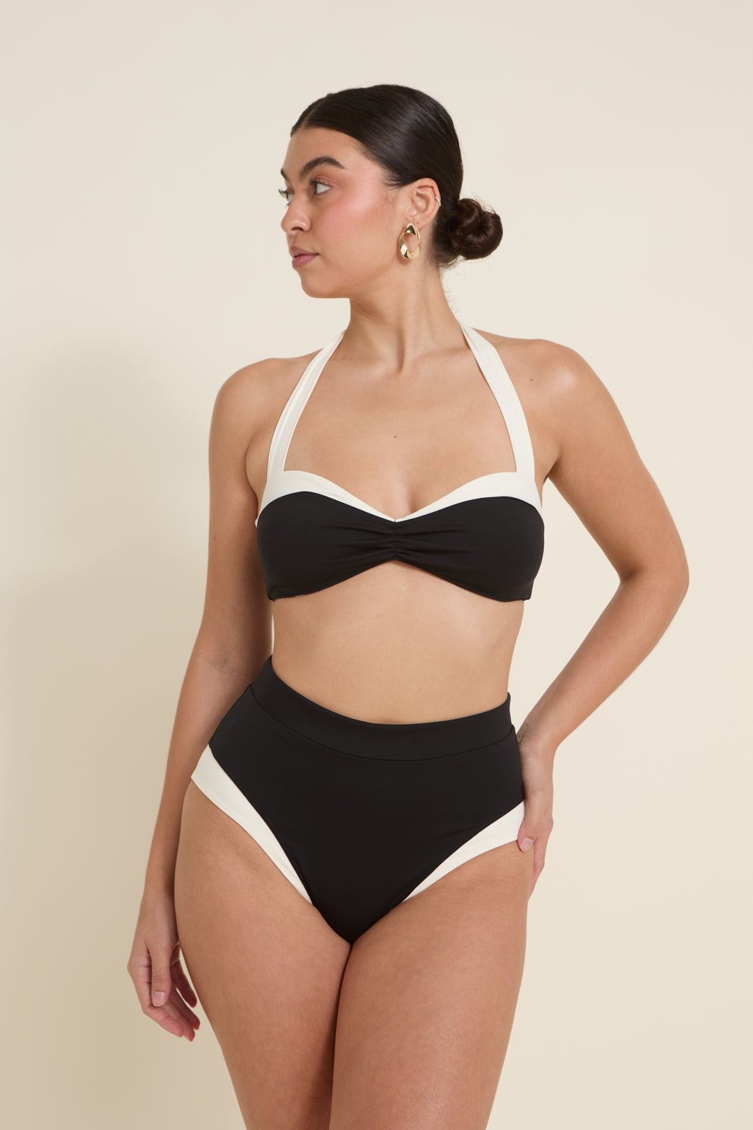 Côte d'Azur Bottom - Black/Ivory PYRATEX®