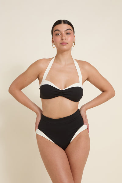 Côte d'Azur Bottom - Black/Ivory PYRATEX®