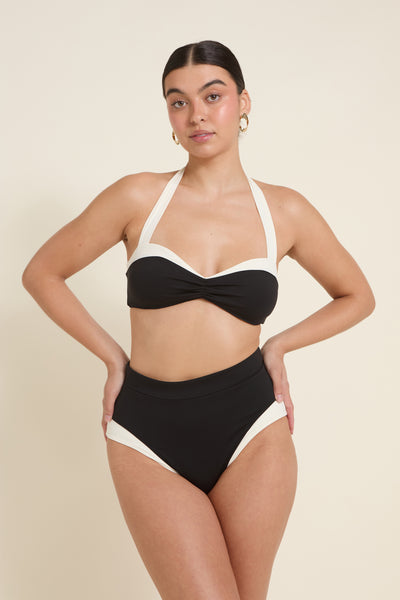 Côte d'Azur Bottom - Black/Ivory PYRATEX®