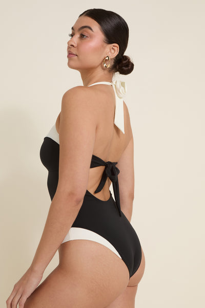Côte d'Azur One Piece - Black/Ivory PYRATEX®