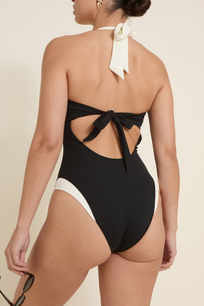 Côte d'Azur One Piece - Black/Ivory PYRATEX®