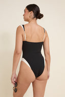 Cannes One Piece - Black/Ivory PYRATEX®