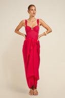 Paros Sarong - Raspberry