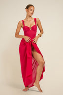 Paros Sarong - Raspberry