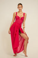 Paros Sarong - Raspberry