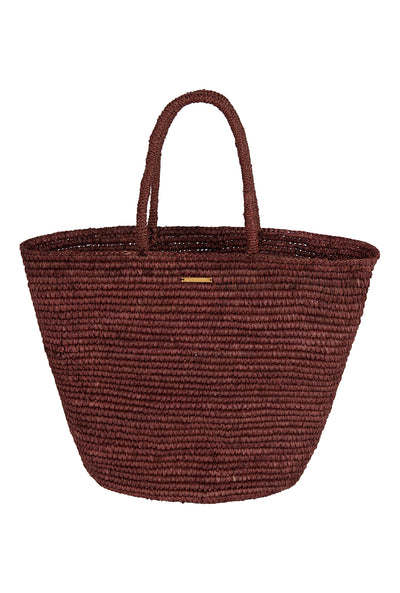 Provence Raffia Bag - Mocha