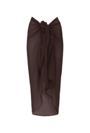 Santorini Sarong - Espresso