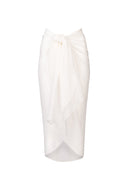 Santorini Sarong - Bridal White