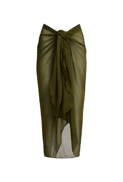 Santorini Sarong - Juniper Green