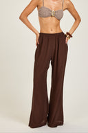 St Barts Pant - Espresso Crinkle