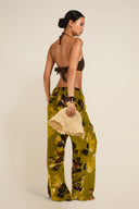 St Barts Pant - Chartreuse Floral