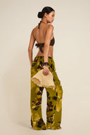 St Barts Pant - Chartreuse Floral