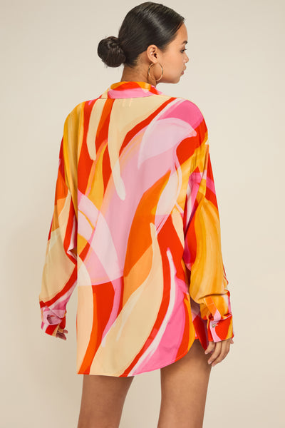 St Barts Shirt - Viva Soleil Print