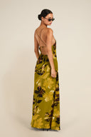 St Tropez Dress - Chartreuse Floral