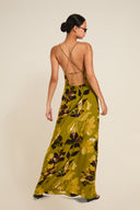 St Tropez Dress - Chartreuse Floral