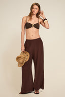 St Barts Pant - Espresso Crinkle