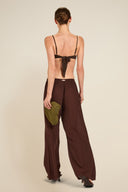 St Barts Pant - Espresso Crinkle