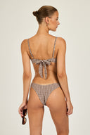 Cabo Verde Bottom - Espresso/Ivory Gingham
