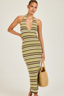 Cape Town Crochet Dress - 70's Stripe