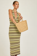 Cape Town Crochet Dress - 70's Stripe