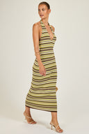 Cape Town Crochet Dress - 70's Stripe