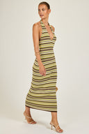 Cape Town Crochet Dress - 70's Stripe