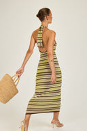 Cape Town Crochet Dress - 70's Stripe