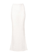 St Lucia Crochet Skirt - Bridal White