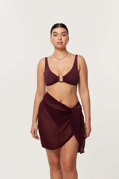 Sicily Sarong - Plum