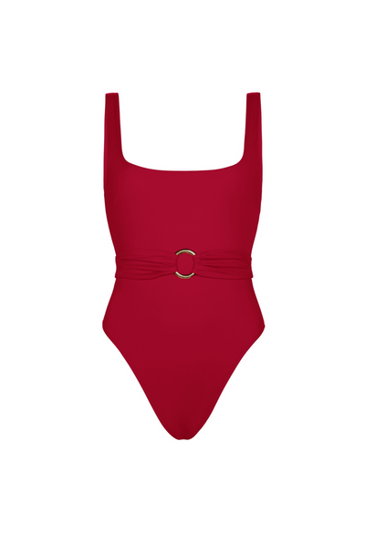 Lake Como One Piece - Red (Final Sale)